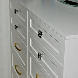 White Built-In Closet Unit - Dressers