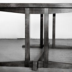 Walnut table and bench - Dining Tables