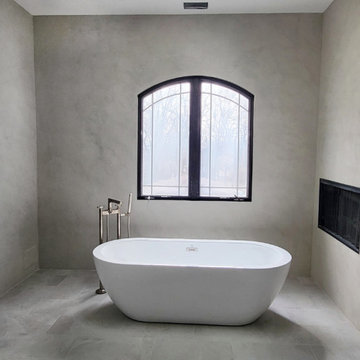 Venetian Plaster - Micromarmo in Bathroom and Shower