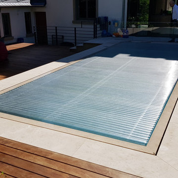 NIVEKO Polystone Fertigbecken Modell Advance 8,0 x 2,8 x 1,5 m in grau