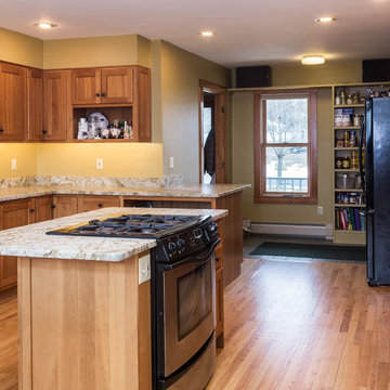 Leathered Typhoon Bordeaux Kitchen