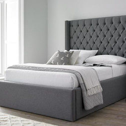 Helmsley Winged Ottoman Bed - Panel Beds