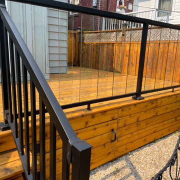 Cedar Deck Staining (Page St)
