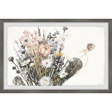 "Flowering Plants" Framed Painting Print