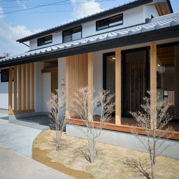 瓦屋根の家