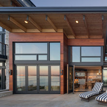 Folding doors onto deck