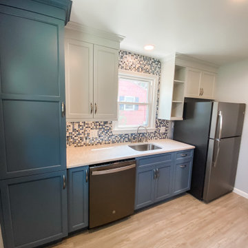 Glen Burnie Blue & White Kitchen Remodel