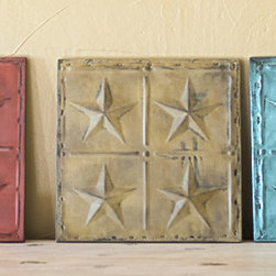 12" Tin Medallions - Wall Decor