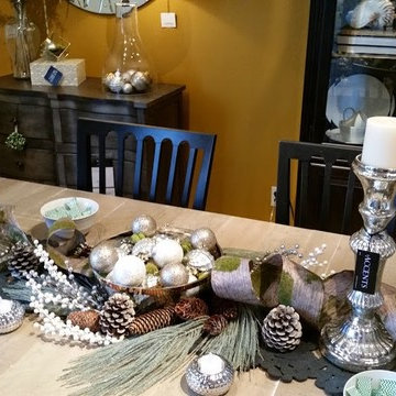 Rustic Glam Christmas Table