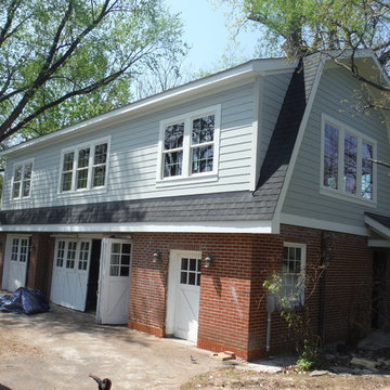 Light Mist Hardie Siding w/ Arctic White Trim | Glendale, MO. (63122)