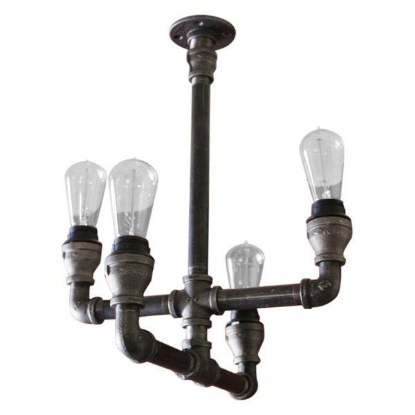 Industrial Pipe Chandelier | Wayfair Industrial Pipe Chandelier | Wayfair
