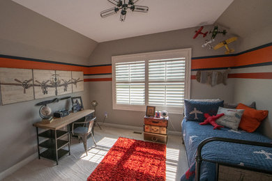 Example of a bedroom design in Grand Rapids