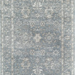 Rugs America - Rugs America Milford MD40B Transitional Vintage Manor Gardens Area Rug 8'x10' - Welcome to your very own secret garden. With this elegant statement rug combining traditional design elements with a contemporary color palette, you'll feel as though your space is a garden of timeless luxury and comfort. Our Manor Gardens area rug finds a playful juxtaposition between old-world class and new-age sophistication featuring impeccable linework and timeless motifs balanced by a muted color combination of smoky gray and taupe. We love pairing this rug with ashy wood furnishings and silvery accents such as mirrored votives and lamp bases.Features