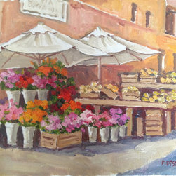 Campo DiFiori painted by Francesca DiStefano - Paintings
