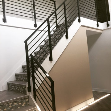 Meredith - horizontal steel railing