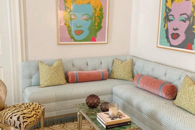 Example of a large trendy enclosed living room design in Other