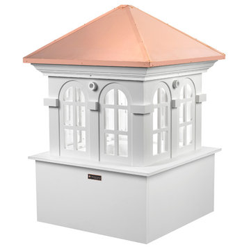 Smithsonian Chesapeake Vinyl Cupola With Copper Roof, 60"x88"