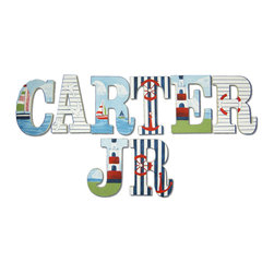 Custom Nautical Letters - Wall Letters