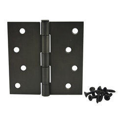 Cosmas - Cosmas Oil Rubbed Bronze Door Hinge 4" With Square Corners - Hinges
