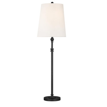 Capri 1-Light Table Lamp, Aged Iron