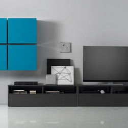 Modern Wall Unit Box Combi 3 LC Mobili - $1,054.00 - Entertainment Centers And Tv Stands