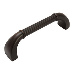 Cosmas - Cabinet Pull, 3-3/4" Hole Centers, Oil Rubbed Bronze, Set of 10 - Cabinet And Drawer Handle Pulls