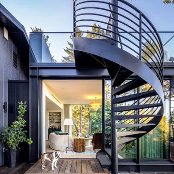 Exterior Stair and Entry Sequence