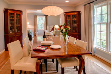 Dining room - traditional dining room idea in Charlotte