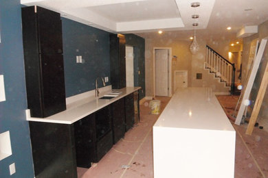 Example of a trendy home design design in Denver