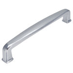 Cosmas - Cosmas 4392-128CH Polished Chrome 5&rdquo; CTC Cabinet Pull - 5" (128mm) Hole Centers