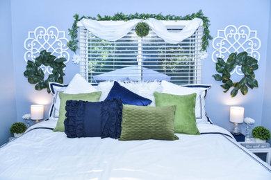 Transitional bedroom photo in Detroit