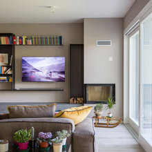Corner Fire Place