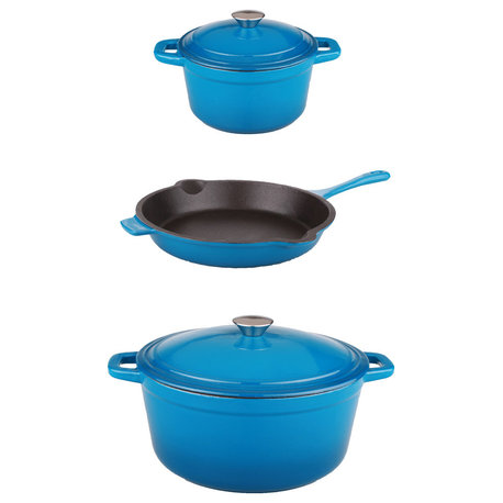 Neo 5-Piece Cast Iron, Blue