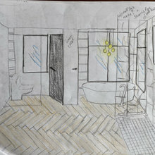 First floor master bath