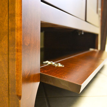 Automated TV Lift Cabinet in Solid Cherry (The Richmond)