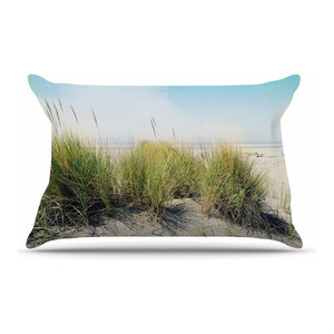 Kess InHouse Sylvia Coomes Pinecone Green Brown Pillow Sham 30 x 20