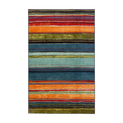 Rainbow Multi Rug, 6'x9'