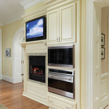 fireplace back in masterbedroom