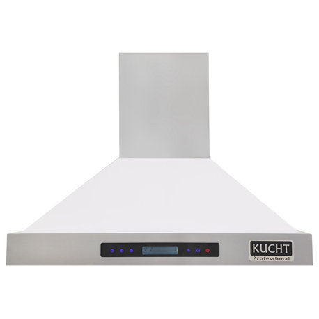 KUCHT 36" Wall Mounted Range Hood, White