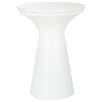 Safavieh Mila Pedestal End Table, White