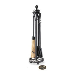 Garden Trivet Tools in Black - Fireplace Tools