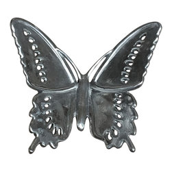 D'ARTEFAX - Butterfly Knob, Shiny - Cabinet And Drawer Knobs
