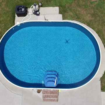 Semi-Inground Metric Series Radiant Pool