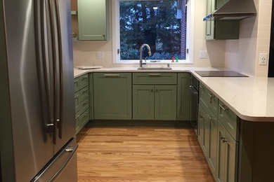 Custom Green Kitchen