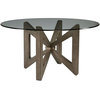 Artistica Home 2081-870-56C-41 Butterfly Round Dining Table in Grigio