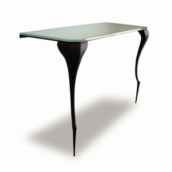 Lychorinda Cast Bronze Console Table - Console Tables