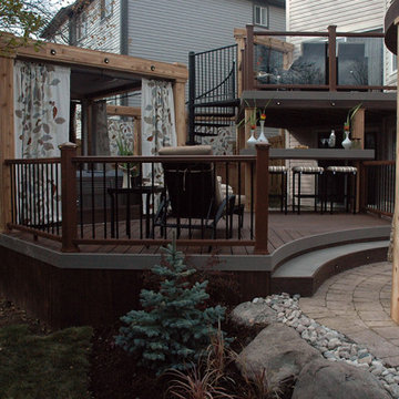 Deck Design Packages - Spiral Staircase