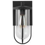 Capital Lighting - Capital Lighting 934211BK Corbin - 12" 1 Light Outdoor Wall Mount - 1-light wall mount with Black finish and Clear. "RCorbin 12" 1 Light O Black Clear Glass *UL: Suitable for wet locations Energy Star Qualified: n/a ADA Certified: n/a  *Number of Lights: Lamp: 1-*Wattage:100w E26 Medium Base bulb(s) *Bulb Included:No *Bulb Type:E26 Medium Base *Finish Type:Black