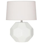 Robert Abbey - Robert Abbey MLY02 Franklin, 1 Light Accent Lamp - Inspired by the natural geometry found in turtle sFranklin 1 Light Acc Matte Lily Glazed Oy *UL Approved: YES Energy Star Qualified: n/a ADA Certified: n/a  *Number of Lights: 1-*Wattage:60w Type A bulb(s) *Bulb Included:No *Bulb Type:Type A *Finish Type:Matte Lily Glazed