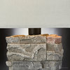 Mediterranean Table Lamp 18''W x 12''D x 30''H, Stone Gray Finish